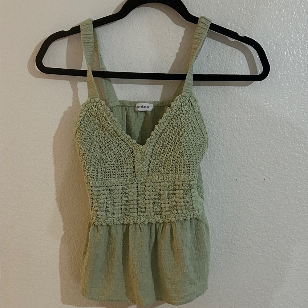 Sage green blouse